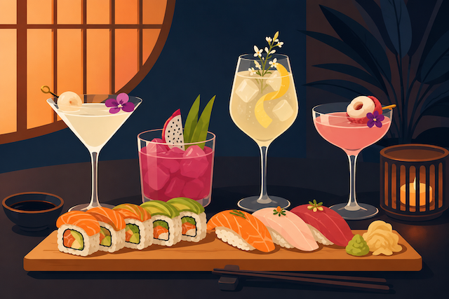 Best Cocktails to Pair With Sushi
