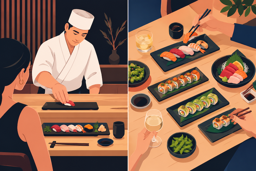 Omakase vs. À La Carte Sushi: Which Fits You Best?