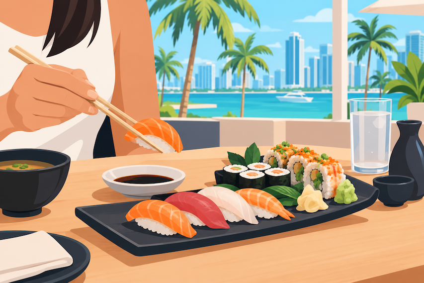 Sushi Etiquette in Miami: A Practical Dining Guide