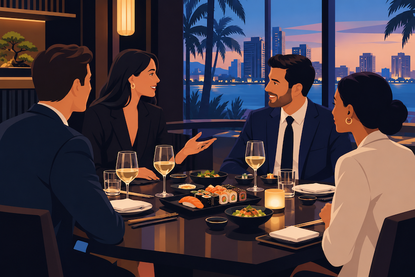 How to Choose a Business Dinner Spot in Miami Beach